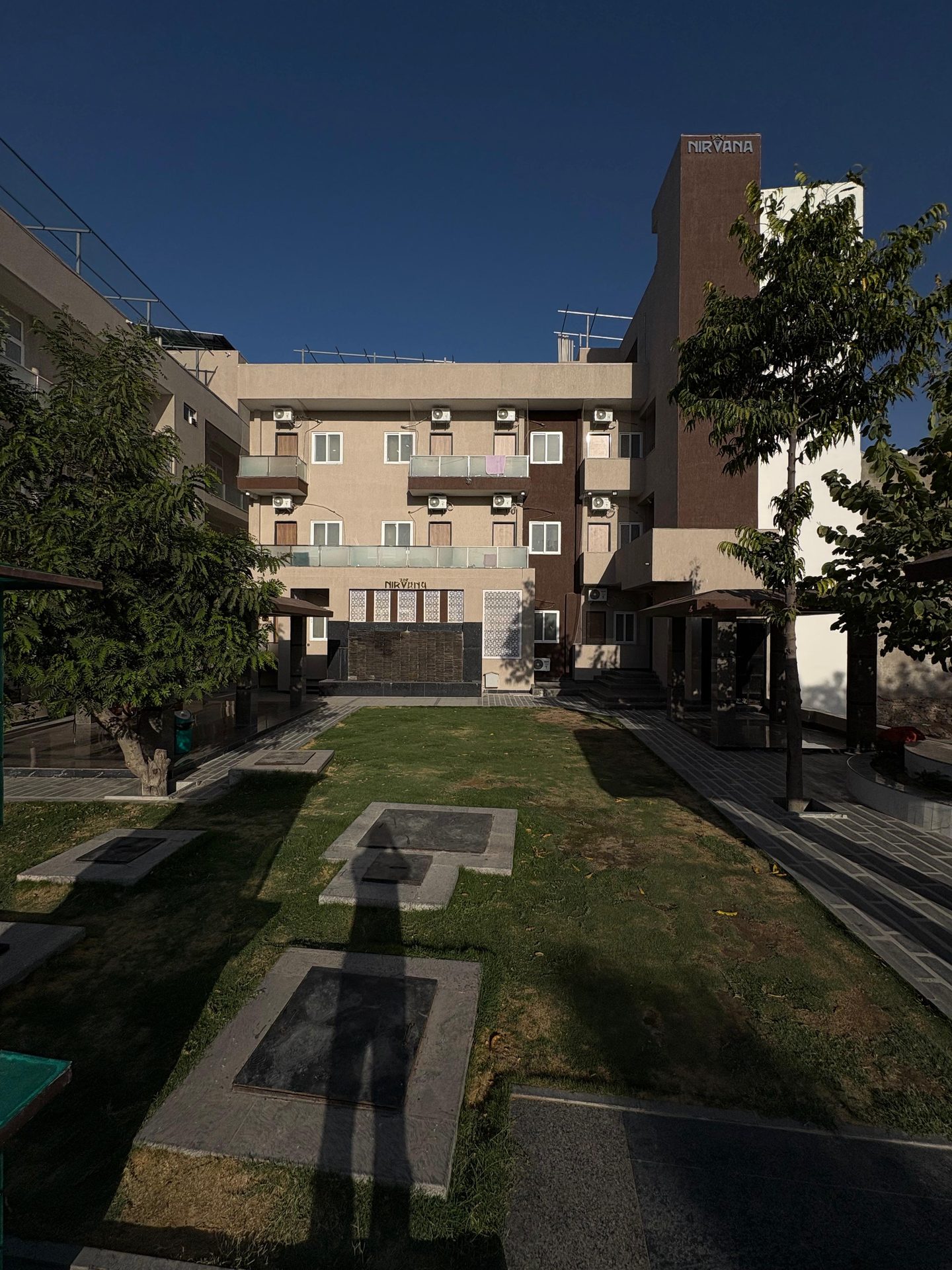 Garden courtyard by day